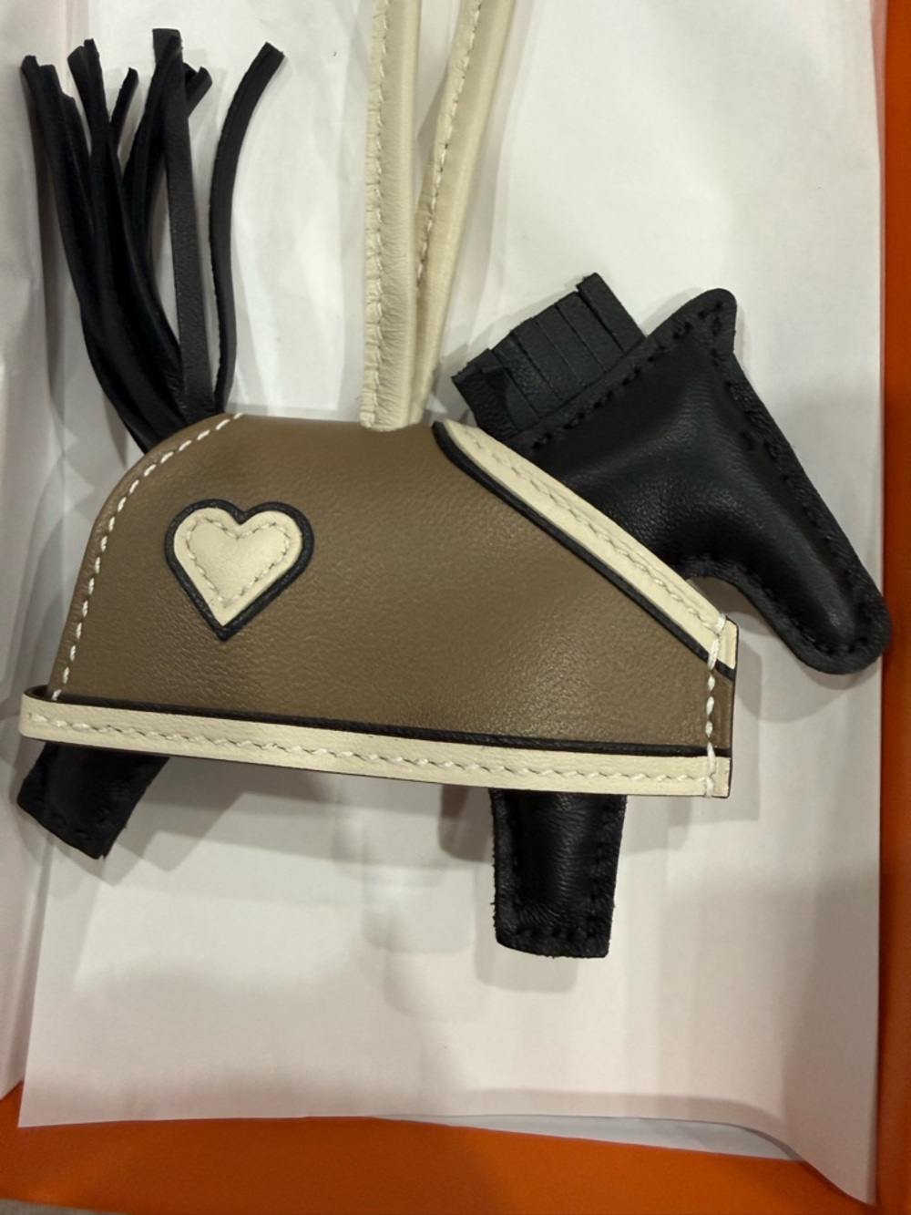 Hermes Rodeo Robeo Noir Etoupe Craie BNIB - Picture 4 of 7